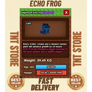 HUGE NIGHTMARE ECHO FROG 15s