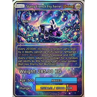 ⚖️285KG⚖️🆕OP✨MUTATION✨🔯STARRY🔯💥GIGANTIC💥🍟FRENCH🍟FRIES🐾FERRET🐾 🇲🇽 5️⃣0️⃣0️⃣ AGE l 🤩READY TO USE🤩-🥕GROW A 🏡GARDEN🏡