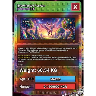 🆕OP🆕⚖️[60.54KGKG]⚖️✨EVERCHANTED✨👼PERYTON🎆⌛12:30 MIN MAX CD⌛ - NO TOY 🪀l 💯 MAX AGE - READY TO USE 🤩-❗❗LIMITED STOCK❗❗