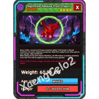 ⚖️[60.96KG]⚖️🌈RAINBOW🌈HATCHED🧊FROST🐉DRAGON🐉