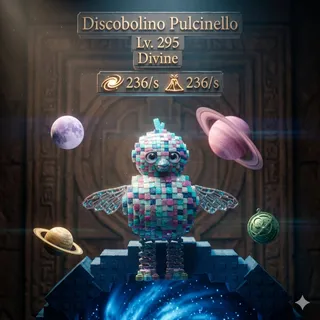 🆕NEW🗿SEMI BIG-COLOSSAL🗿🔮DISCOBOLINO🐥PULCINELLO🔮WITH➿DUAL➿🥨TRAITS🥨 🌌GALAXY🌌🌋MAGMA🌋💪1X-2.5X💪 ⭐DIVINE⭐❗❗LIMITED STOCK❗❗