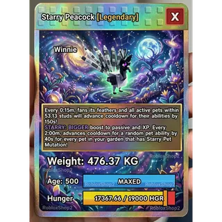 ⚖️476.37KG⚖️🆕OP✨MUTATION✨🔯STARRY🔯💥GIGANTIC💥🦚PEACOCK🦚 🇲🇽 5️⃣0️⃣0️⃣ AGE l 🤩READY TO USE🤩-🥕GROW A 🏡GARDEN🏡