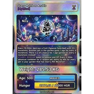 ⚖️285.53KG⚖️🆕OP✨MUTATION✨🔯STARRY🔯🌈RAINBOW🌈HATCH🐣🛕ANUBIS🛕 🇲🇽 5️⃣0️⃣0️⃣ AGE l 🤩READY TO USE🤩❗❗LIMITED STOCK❗❗