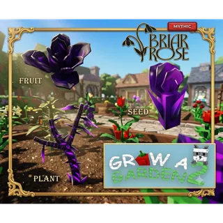 ✨SUPER♦️RARE💜BRIAR🌹ROSE🌹SEED🌱🤩READY TO USE🤩❗❗LIMITED STOCK❗❗-🥕GROW A 🏡GARDEN2️⃣