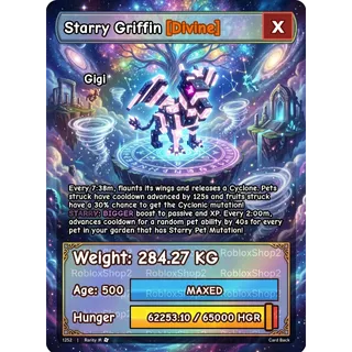 ⚖️284.27KG⚖️🆕OP✨MUTATION✨🔯STARRY🔯💥GIGANTIC💥🦅GRIFFIN🦅 🇲🇽 5️⃣0️⃣0️⃣ AGE l 🤩READY TO USE🤩-🥕GROW A 🏡GARDEN🏡
