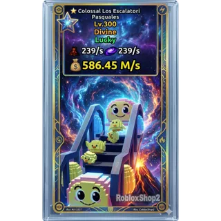 💪MAX SIZE (3❌)🎿LOS ESCALATORI🐤PASQUALES🎿🍀LUCKY🍀WITH➿DUAL➿🥨TRAITS🥨 🗿COLOSSAL🗿💰586.45 M/S💰⭐DIVINE⭐💲HIGH💲💰INCOME💰❗❗LIMITED STOCK❗❗
