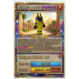 ⚖️290.50KG⚖️🔥SUPER🔥💥GIGANTIC💥🛕ANUBIS🛕 I 🇲🇽 5️⃣0️⃣0️⃣ AGE l 🤩READY TO USE 🤩 -13:20 MIN🕒🇲🇽 CD ⌛ - NO TOY 🪀❗❗LIMITED STOCK❗❗