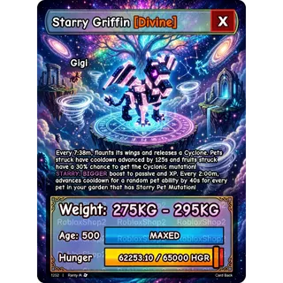 ⚖️284.27KG⚖️🆕OP✨MUTATION✨🔯STARRY🔯🦅GRIFFIN🦅 🇲🇽 5️⃣0️⃣0️⃣ AGE l 🤩READY TO USE🤩 -⌛7:38 MINS MAX CD ⌛ - NO TOY 🪀❗❗LIMITED STOCK❗❗
