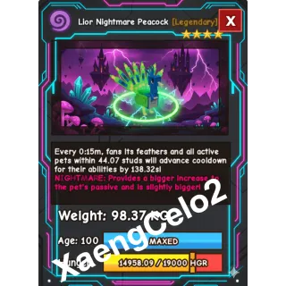 ⚖️98.37KG⚖️👑GODLY👑🦚PEACOCK