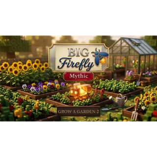 ✨ULTRA♦️RARE🐕PET💪BIG🔥FIREFLY🔥🤩READY TO USE🤩❗❗LIMITED STOCK❗❗-🥕GROW A 🏡GARDEN2️⃣