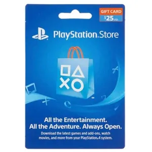 $25.00 PlayStation Store