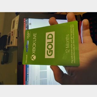 xbox live 12 month gift card