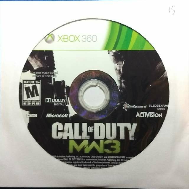 call of duty mw3 xbox 360