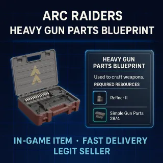 Heavy Gun Parts BluePrint 