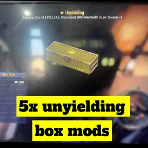 5x unyielding mods