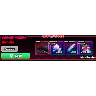 WINTER MOUNT BUNDLE - ANIME VANGUARD