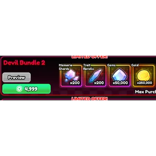 Anime Vanguards - Devil Bundle 2