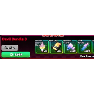 Anime Vanguards - Devil Bundle 3