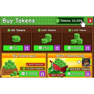 5K TOKENS - GROW A GARDEN