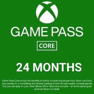 Xbox Game Pass Core 24 Months