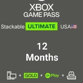 Xbox Game Pass Ultimate 12 Months