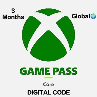 Xbox Game Pass Core 3 Months