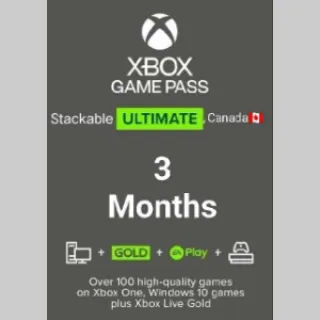 Xbox Game Pass Ultimate 3 Months