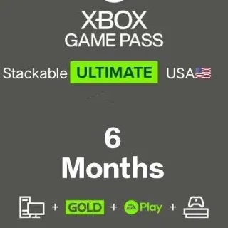 Xbox Game Pass Ultimate 6 Months