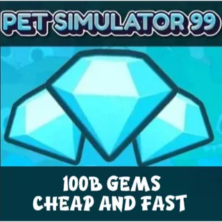 100B Gems - Pet Simulator 99 PS99