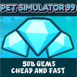 50B Gems - Pet Simulator 99 PS99