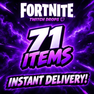  FORTNITE | TWITCH DROP | 71 ITEMS - INSTANT DELIVERY