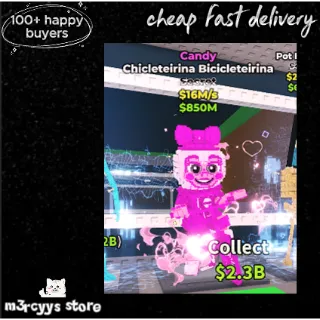 CANDY CHICLETEIRINA BICICLETEIRINA