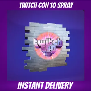 TwitchCon 2025 Spray | Fortnite Twitch Drops