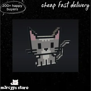 8 bit tabby cat