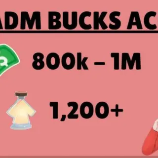 Bucks 800-1M Aup 1200+ | Random Pet. Adopt Me