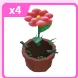 growing flower hat