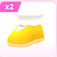 Laced yellow heels