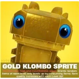 GOLD KLOMBO SPRITE INDEX