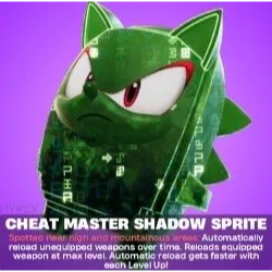 CHEAT MASTER SHADOW SPRITE INDEX