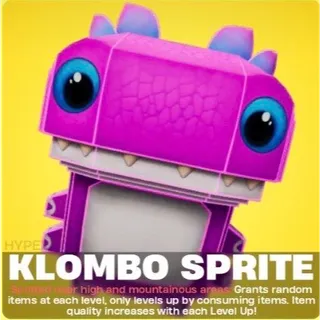 KLOMBO SPRITE INDEX