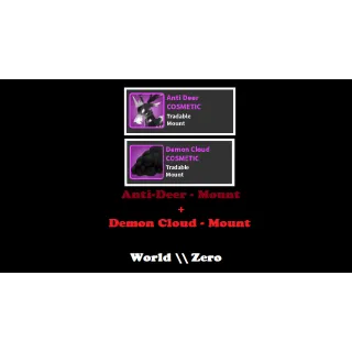 WZ - Anti-Deer + Demon Cloud -Mounts