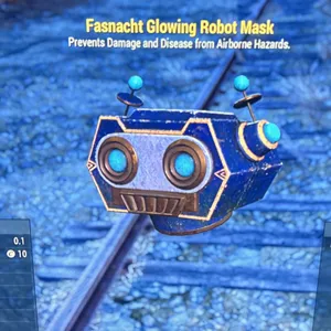 glowing robot