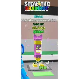 Fortnite Steal The Brainrot Neon Pakrahmatmamatcita