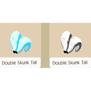 ANIMAL JAM - DOUBLE SKUNK TAIL BUNDLE