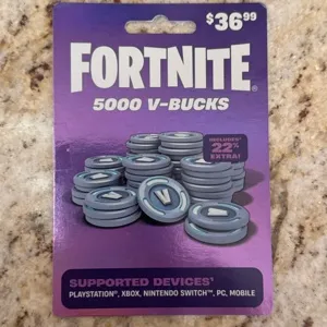 5000 V-Bucks Fortnite