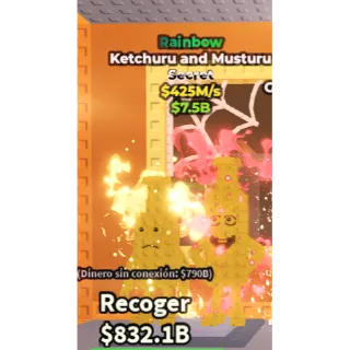 Ketchuru and musturu rainbow - steal a brainrot