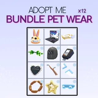 ADOPT ME BUNDLE PET WEAR X12