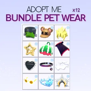 ADOPT ME BUNDLE PET WEAR X12
