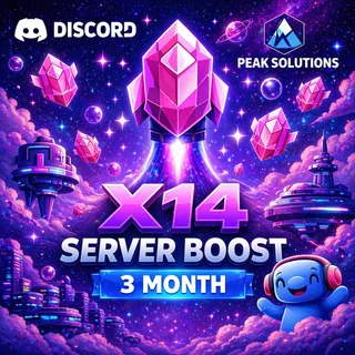 14x Discord Server Boost – 3 Month