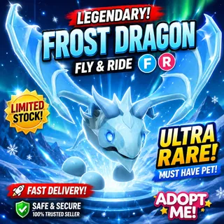 FR Frost Dragon | Adopt Me!